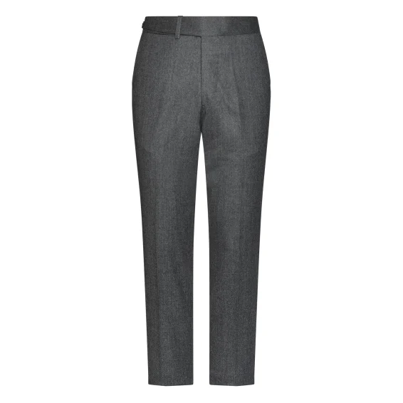 Alberto Voglio Sartorial Flannel Trousers – Grey