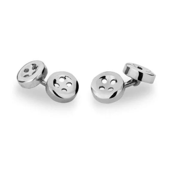 Barbarulo Napoli I Cufflinks with small silver buttons