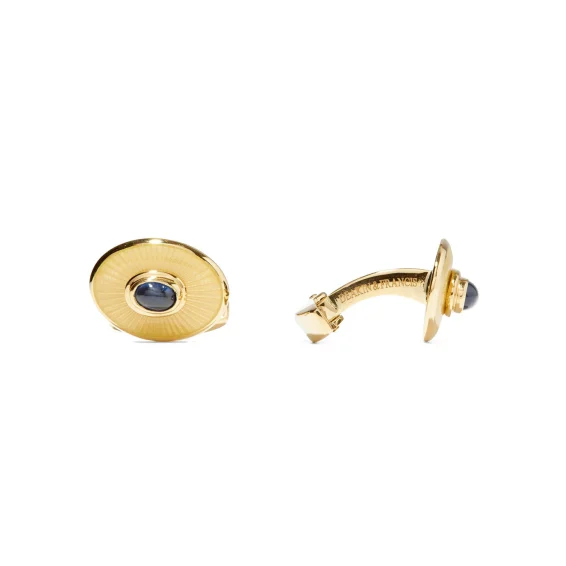 Deakin & Francis l Sapphire 18K Gold Cufflink