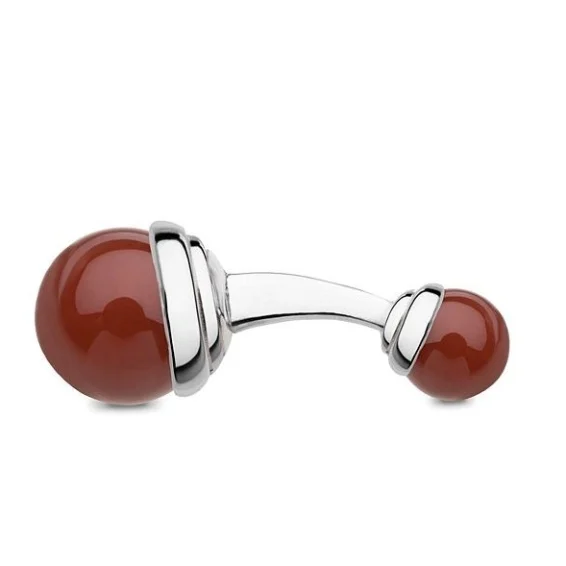 Balls Cufflinks – Carnelian