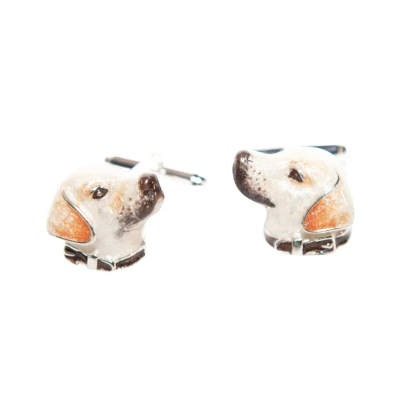 Blond labrador cufflinks