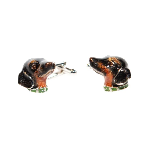 Dachshund cufflinks