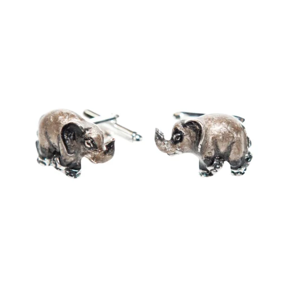 Elephant cufflinks