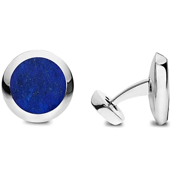 Elly cufflinks – Lapis lazuli