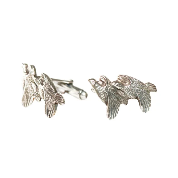 Flying birds cufflinks