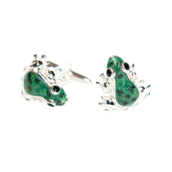 Frog cufflinks