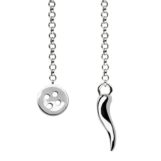 Lapel chain – button 1 and silver horn