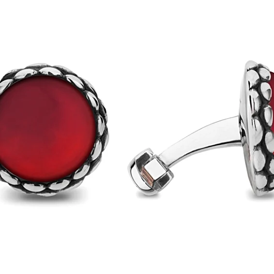 Le Royal Carnelian cufflinks